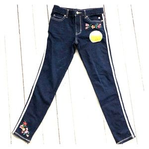 Matilda Jane Embroidered Jeggings Girls Size 10